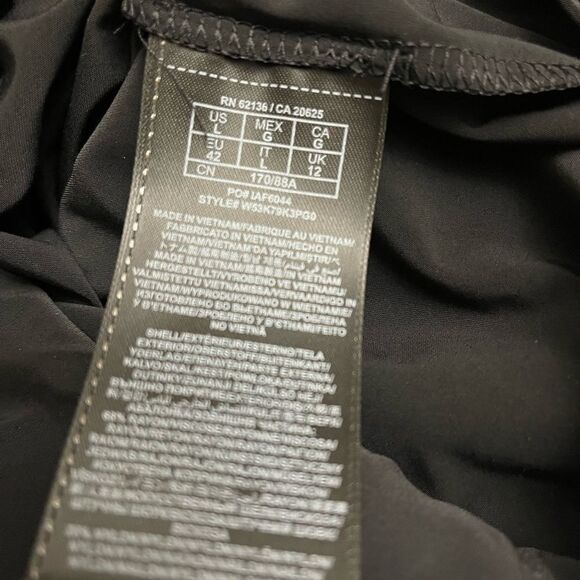 NWT. Guess L/S Back Lace Up Dress Jet Black. - Picture 8 of 9